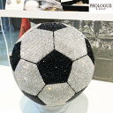 11/1~【ワンダフルDAY】全品MAX+16倍×先着クーポン対象♪【PROLOGUE プロローグ】キラキラ デコレーション 「サッカーボール」クリスタル オブジェ/置物直径22cm succarball【送料無料】正規品