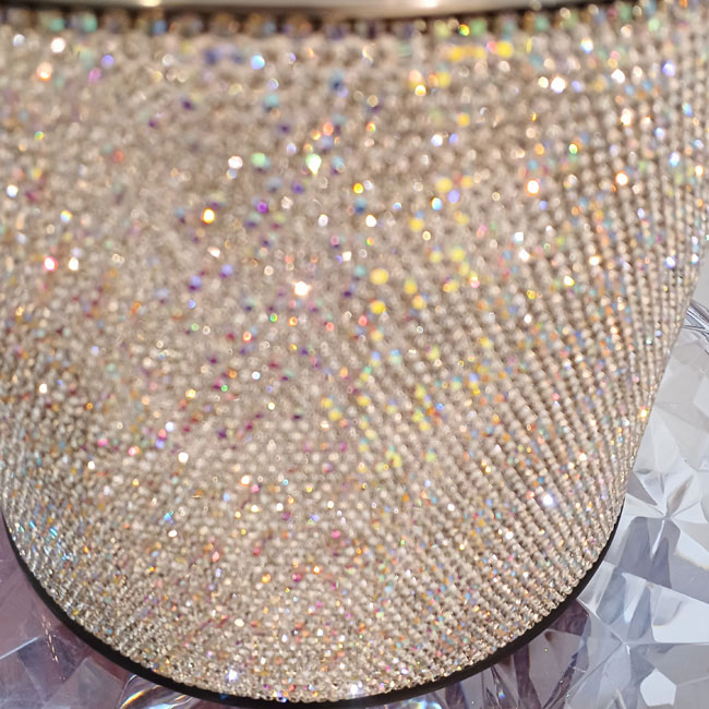 9月ラスト♪【限定クーポン対象】ショップ袋おまけ付【SALE★セール】【24%OFF】【PROLOGUE プロローグ】セレクト キラキラ デコレーションキラキラ ゴミ箱 ボックス高さ17cm クリスタルおうち時間【送料無料】正規品 返品不可 [3]