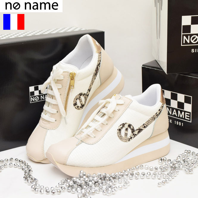 本日限定 全品MAX+10倍還元♪【スーパーセール限定クーポン対象】★目玉商品【SALE★セール】【26%OFF】ショップ袋おまけ付【no name ノーネーム】パンチングエナメルスポーティスニーカー『SPEED スピード』【送料無料】正規品 返品不可のサムネイル