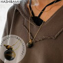 5/1は全品MAX+16倍♪【ワンダフルDAY】【先着10%クーポン】 即納!【Hashibami ハシバミ】ネックレス ロゴ入専用ケース付ジェムストーン 天然...