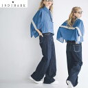 5/1は全品MAX+16倍♪【ワンダフルDAY】【先着10%クーポン】ショップ袋おまけ付【INDIMARK インディマーク】ニューワイド デニム インディゴ W...