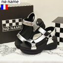 全品ポイントUP♪【先着10%クーポン】2025 新作がいきなり【600円割引】ショップ袋おまけ付【no name ノーネーム】厚底メタリックスポーツサンダル『...