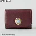 本日限定+10倍♪※先行予約◇7月下旬-8月上旬納期◇ショップ袋おまけ付【Hashibami ハシバミ】ジェムストーン レザーミニウォレット/財布【送料無料】正...