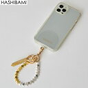 ※先行予約◇7月下旬-8月上旬納期◇【Hashibami ハシバミ】ヘマタイトスタースマホハンドストラップMIX バングル チャーム iphone 全機種【送料...