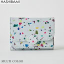 ※先行予約◇8月上旬−中旬納期◇ショップ袋おまけ付【Hashibami ハシバミ】グリント三つ折りミニ財布 ウォレット MIX【送料無料】正規品※予...