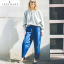 【先着10%クーポン対象】ショップ袋おまけ付 【INDIMARK インディマーク】 コクーンパンツ ロイヤルブルー W137-4※サイズ交換OK【送料無料】正規品