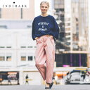 【先着10%クーポン対象】2025 NEW【INDIMARK インディマーク】コクーンパンツ ピンク W137-5【送料無料】正規品