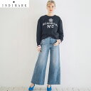 5/1は全品MAX+16倍♪【ワンダフルDAY】【先着10%クーポン】いよいよ入荷♪ショップ袋おまけ付 【INDIMARK インディマーク】ワイドカットデニム ...