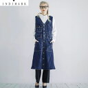 5/1は全品MAX+16倍♪【ワンダフルDAY】【先着10%クーポン】いよいよ入荷♪ショップ袋おまけ付 【INDIMARK インディマーク】 デニム ジレワンピ...
