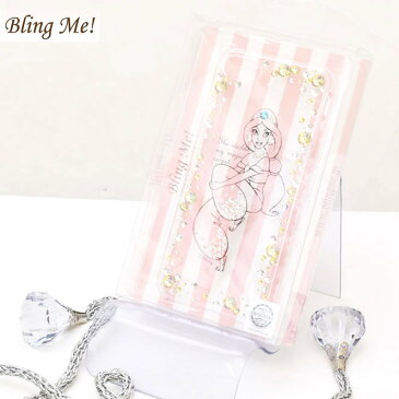 9/30 +15倍♪【アフター★40倍×2000クーポン】★目玉商品【SALE★セール】【10%OFF】【PROLOGUE】Bling Me!×Disney コラボ キラキラ スワロ装飾デコ スマホケース『Jasmin/ジャスミン』iPhone Case ※8/7 /SE2用(6.6S可) 【メール便不可】返品不可