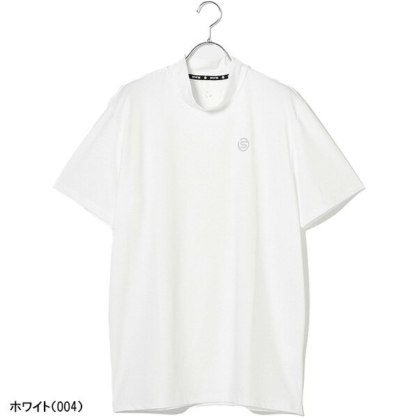 スキンズ 半袖 シャツ GOLF シンプルショートモックネックプルオーバー メンズ 187-21340 SKINS ゴルフ 吸水速乾 UVカット 抗菌防臭 接触冷感 春夏ウェア おしゃれ ブランド ゴルフウェア