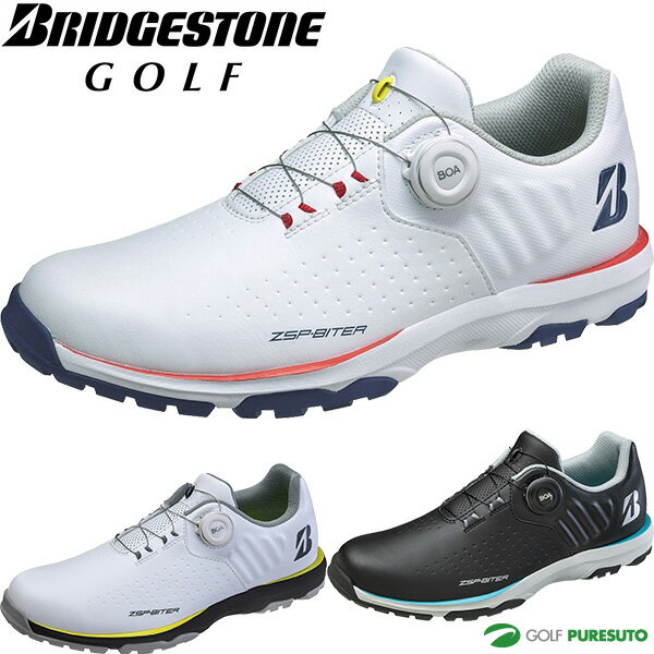 ブリヂストン ゴルフ ゴルフシューズ ゼロ・スパイク バイター ライト SH2505 3E相当 防水仕様 ボア BOA スパイクレスシューズ 2025年秋冬モデ...