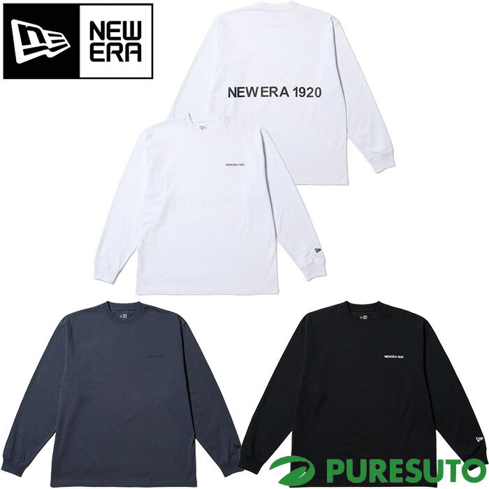 乐天商城 - ニューエラ NEW ERA 長袖 ティーシャツ オーバーサイズド コットン Tシャツ NEW ERA 1920 ユニセックス 14682695／14682696／14682697 トップス NEWERA メンズ レディース トレーニング スポーツ タウンユース カジュアル おしゃれ ブランド