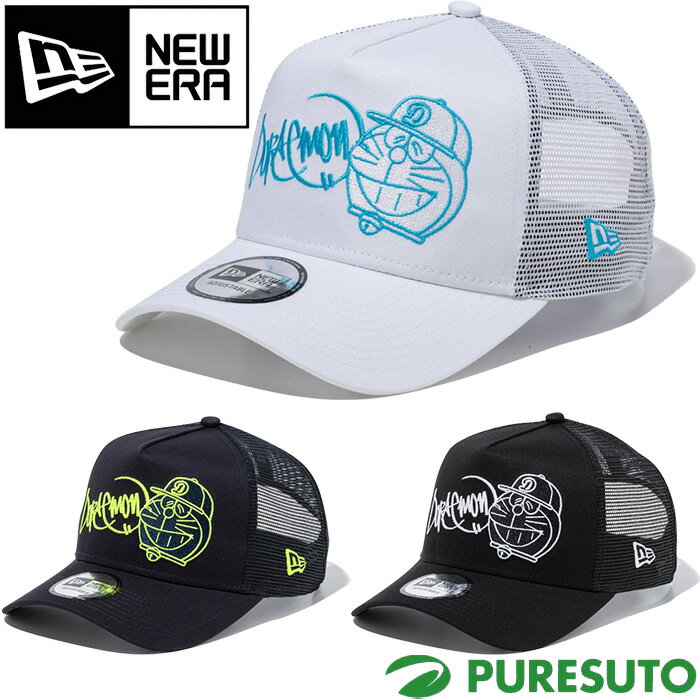ニューエラ NEW ERA キャップ 9FORTY A-Frame トラッカー ドラえもん グラフィティ メッシュキャップ ユニセックス 14935428／14935429／14935430 帽子 2026年春夏モデル 春夏ウェア NEWERA タウンユース カジュアル どらえもん ドラエモン メンズ レディース ヘッドウェア