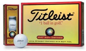 タイトリスト HVC　SOFT　DISTANCE　ゴルフボール　1ダース　（12球） Titleist　ソフトディスタンス golf ball