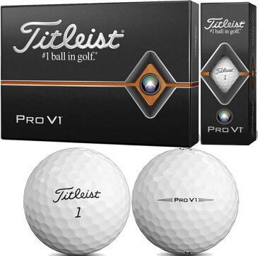 【日本正規モデル】タイトリスト NEW PRO V1／PRO V1x ゴルフボール 1ダース ●2019年モデル●