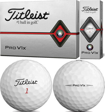 【日本正規モデル】タイトリスト NEW PRO V1／PRO V1x ゴルフボール 1ダース ●2019年モデル●