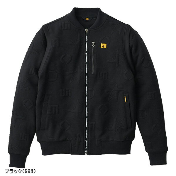ラウドマウス 長袖 フルジップブルゾン 2wayエンボス袋ジャガードブルゾン メンズ 774210 774-210 ゴルフウェア LOUDMOUTH 秋冬モデル 秋冬ウェア 袖取り外し可能 ベスト おしゃれ ブランド
