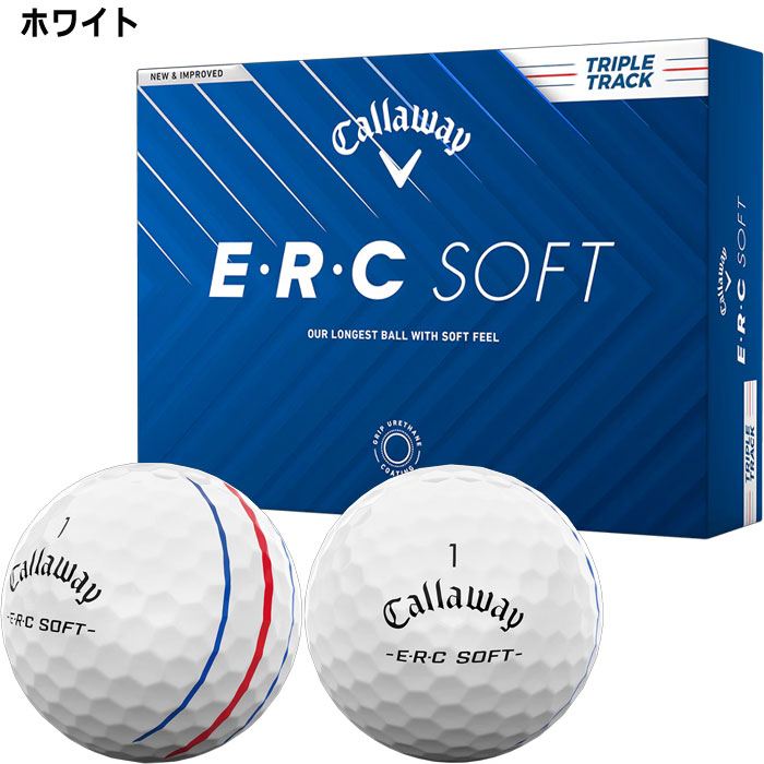 オウンネーム キャロウェイ E・R・C SOFT ゴルフボール 2025年モデル 1ダース 12球...