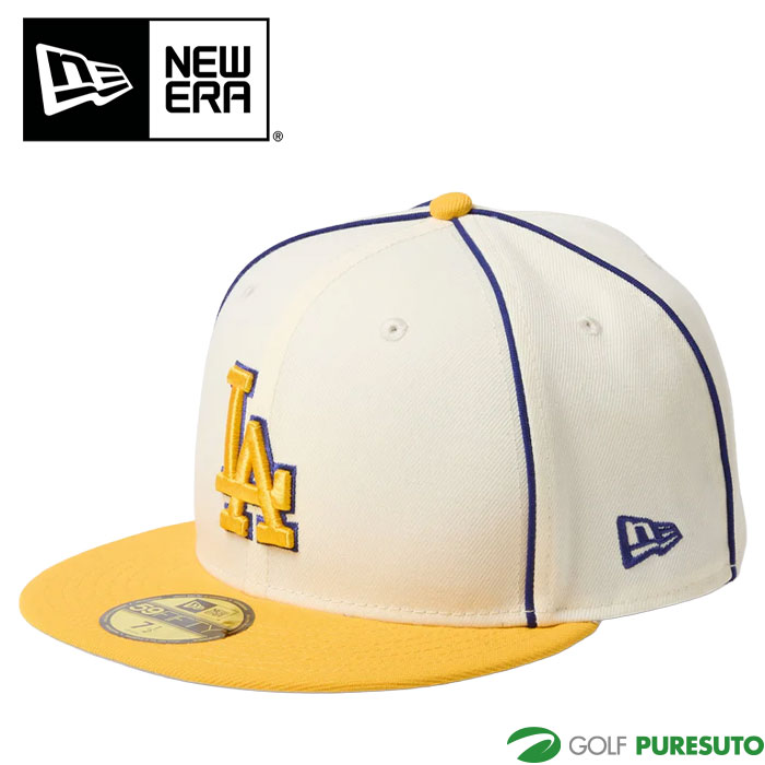 乐天商城 - ニューエラ キャップ 59FIFTY MLB Piping 2Tone ロサンゼルス・ドジャース 14668149 スポーツウェア 帽子 2025年秋冬モデル NEWERA おしゃれ ブランド