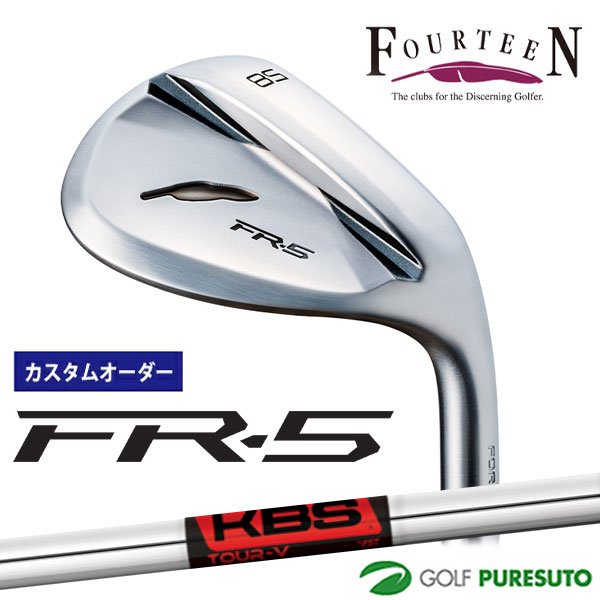 乐天商城 - カスタムオーダー フォーティーン FR-5 ウェッジ パールサテン仕上げ ウェッジ KBS TOUR V スチールシャフト フォーティーンオリジナルグリップ FOURTEEN エフアールファイブ 【■Kag■】