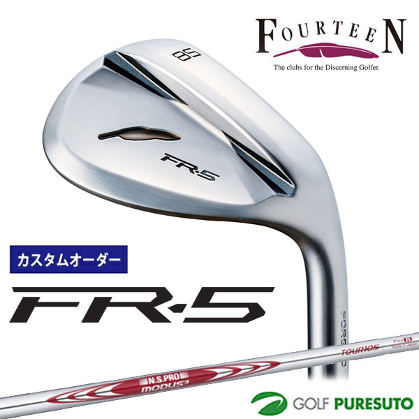 FOURTEEN - カスタムオーダー フォーティーン FR-5 ウェッジ パールサテン仕上げ ウェッジ NS PRO MODUS3 TOUR105 スチールシャフト フォーティーンオリジナルグリップ FOURTEEN エフアールファイブ 【■Kag■】