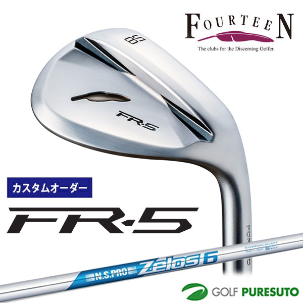 Rakuten - カスタムオーダー フォーティーン FR-5 ウェッジ パールサテン仕上げ ウェッジ NS PRO ZELOS 6 スチールシャフト フォーティーンオリジナルグリップ FOURTEEN エフアールファイブ 【■Kag■】