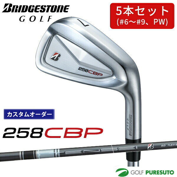 乐天商城 - カスタムオーダー ブリヂストンゴルフ 258CBP アイアン 5本セット #6〜9、PW TENSEI BS Black 80i カーボンシャフト BRIDGESTONE GOLF アイアンセット 【■BC■】