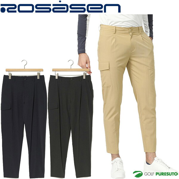 ロサーセン　メンズ　ストレッチゴルフパンツ ベージュ　定価16500円 ROSASEN［ロサーセン］STRETCH CHINO PANTS/ チノストレッチパンツ