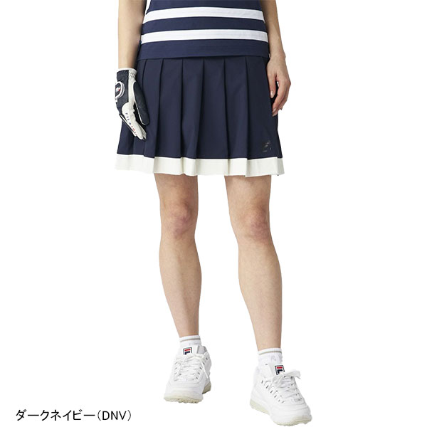 レディース フィラ ゴルフ 裾ラインプリーツスカート 755-361 ゴルフウェア ボトムス 2025年春夏モデル FILA GOLF 春夏ウェア 755361 女性用 撥水加工 8WAYストレッチ インナーパンツ付き おしゃれ ブランド