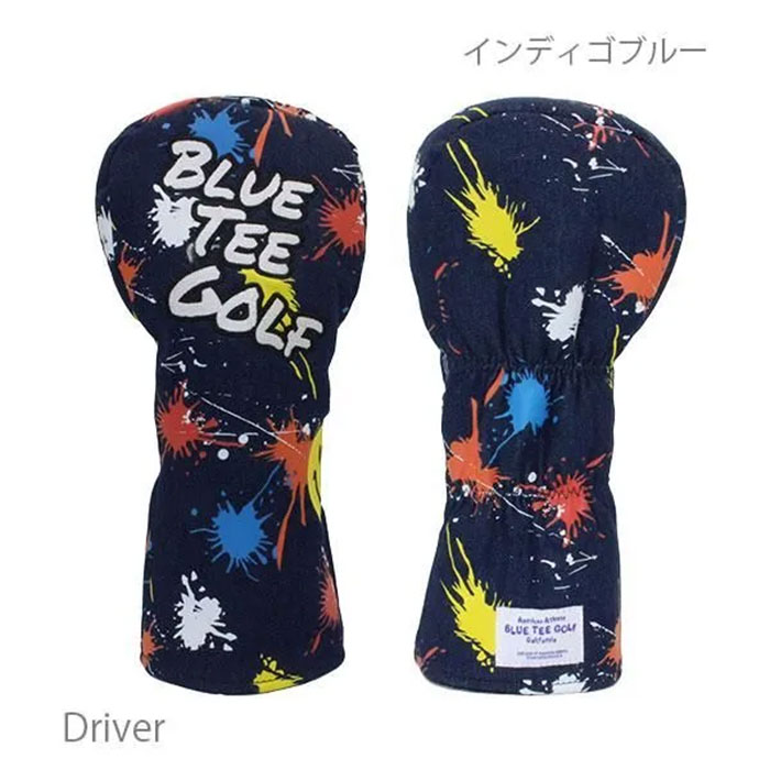 ブルーティーゴルフ デニムペイント ヘッドカバー DR用 FW用 UT用 PT用 HC-040 ア...