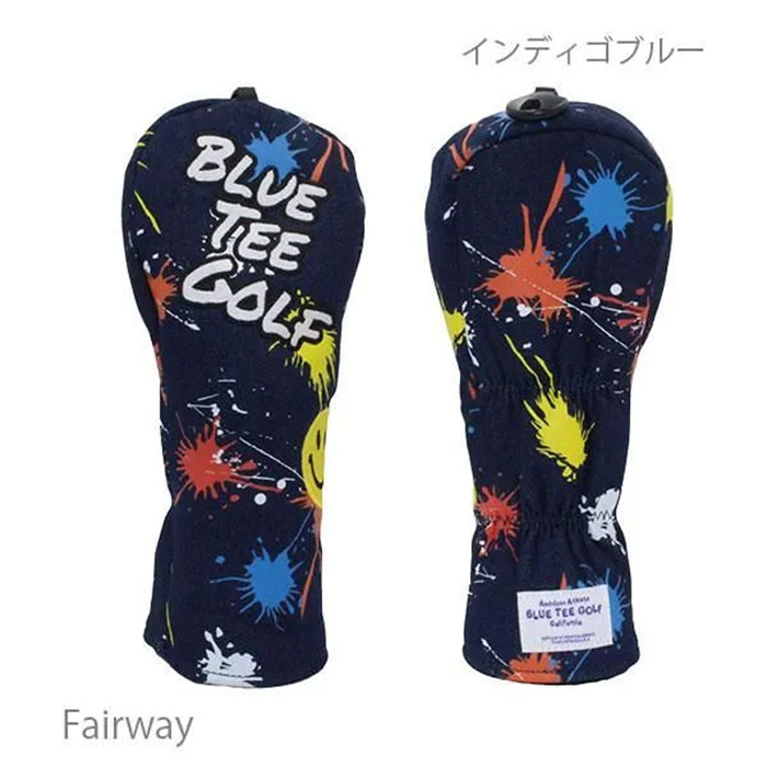 ブルーティーゴルフ デニムペイント ヘッドカバー DR用 FW用 UT用 PT用 HC-040 ア...