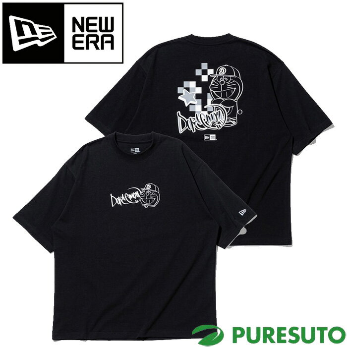 乐天商城 - ニューエラ NEW ERA 半袖 Tシャツ オーバーサイズド コットン Tシャツ ドラえもん グラフィティ ユニセックス 14935368 2026年春夏モデル 春夏ウェア NEWERA タウンユース カジュアル メンズ レディース どらえもん ドラエモン ティーシャツ おしゃれ ブランド
