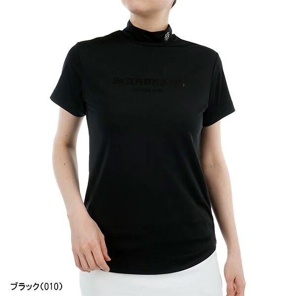 レディース セント・アンドリュース 半袖 ハイネックシャツ ストレッチ ベア天竺 043-5167352 トップス ゴルフウェア 2025年春夏モデル St ANDREWS セントアンドリュース 0435167352 春夏ウェア 女性用 おしゃれ ブランド