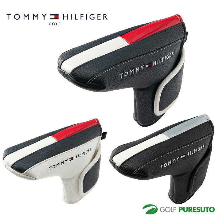 トミーヒルフィガー ゴルフ ヘッドカバー パターカバー ブレード用 FACE THMG6SHD ゴルフクラブカバー 2026年モデル TOMMY HILFIGER GOLF おしゃれ ブランド メンズ