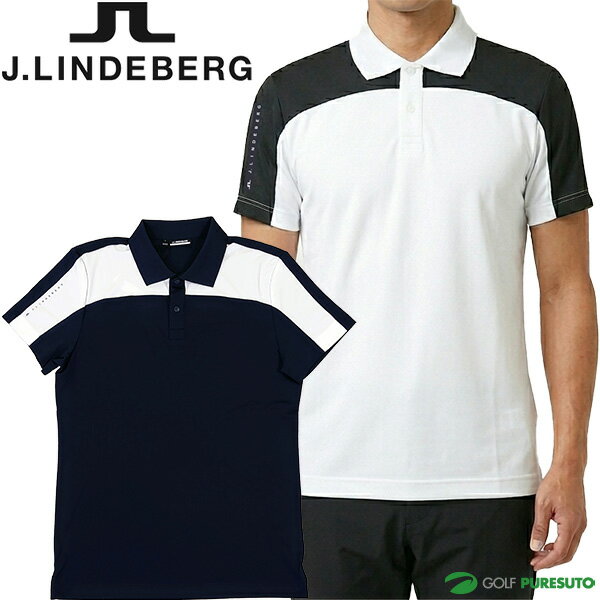 J Lindberg - J.リンドバーグ 半袖 ポロシャツ アンダースポロ メンズ 071-24847 ゴルフウェア トップス 2025年モデル J.LINDEBERG GM13A Anders Polo 25AW おしゃれ ブランド