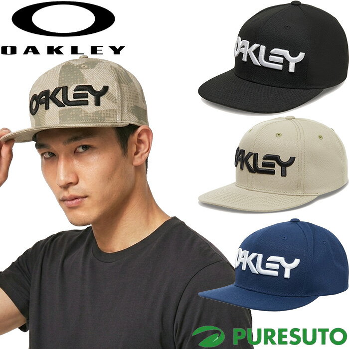 乐天商城 - オークリー Oakley キャップ マーク III 3 FOS901496 フラットキャップ 平つば カジュアル アウトドア スポーツ タウンユース 帽子 ヘッドウェア 2026年春夏モデル Mark III おしゃれ ブランド メンズ