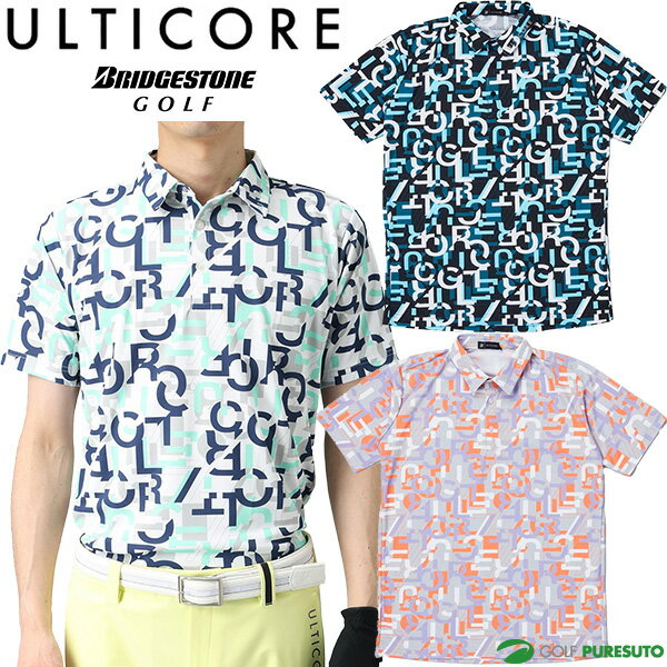 BRIDGESTONE - ブリヂストン ゴルフ アルティコア 半袖 ポロシャツ 4Dimotion Fit Split Raglan Sleeve メンズ IBM06A トップス ゴルフウェア 2026年春夏モデル 春夏ウェア BRIDGESTONE GOLF ULTICORE ブリヂストンゴルフ おしゃれ ブランド