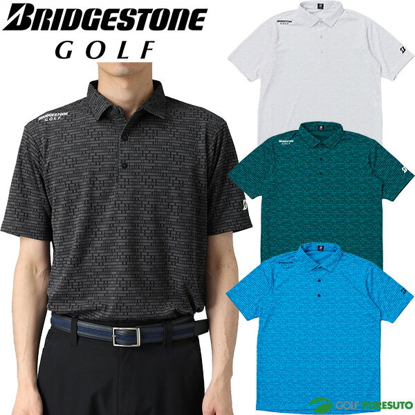 BRIDGESTONE - ブリヂストン ゴルフ 半袖 ポロシャツ B-01 メンズ IGM02A トップス ゴルフウェア 2026年春夏モデル 春夏ウェア BRIDGESTONE GOLF ブリヂストンゴルフ おしゃれ ブランド