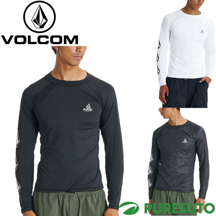 乐天商城 - ボルコム VOLCOM 長袖 ラッシュガード ピストルストーン LS メンズ VLY261017 2026年春夏モデル 春夏ウェア PISTOL STONE LS RASH プール 海水浴 海 マリンスポーツ サーフィン 紫外線対策 スイムウェア UV対策 ウォータースポーツ おしゃれ ブランド