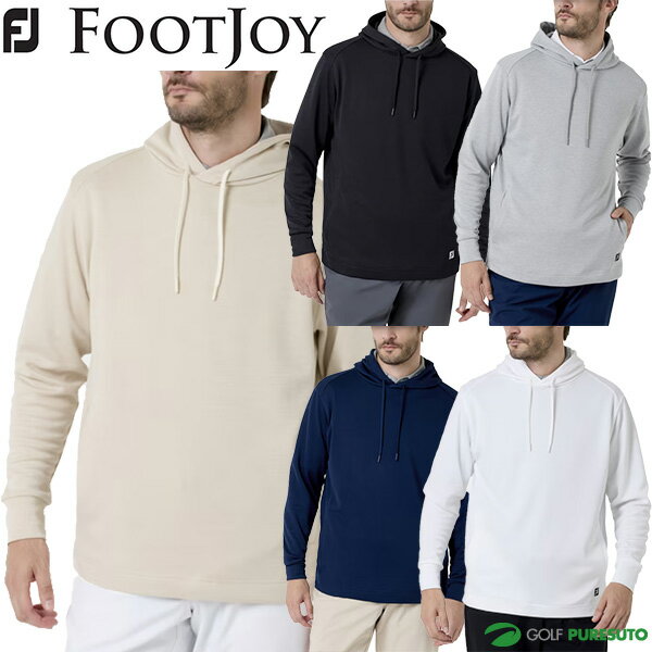 乐天商城 - フットジョイ 長袖 ストレッチフーディープルオーバー パーカー Essential Ms LtWt メンズ FJ-S26-BEM01 40247 40248 40252 40253 40255 トップス ゴルフウェア 2026年春夏モデル FOOTJOY 春夏ウェア おしゃれ ブランド