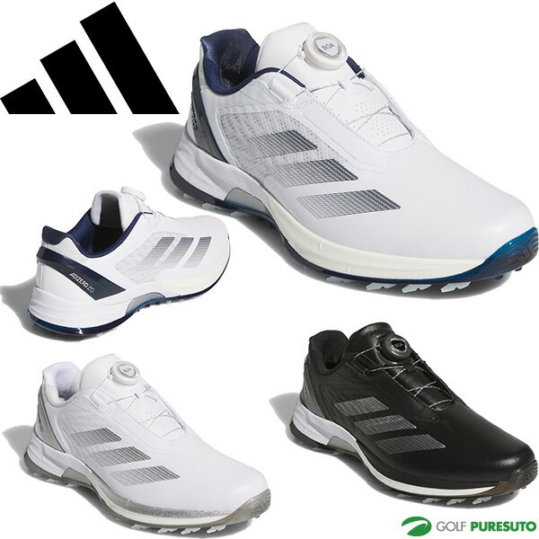 乐天商城 - アディダス ゴルフ ゴルフシューズ アディゼロ ZG ロウ ボア スパイクレス スパイクレスシューズ OMX77 JS1767 JS1766 JS1768 adidas golf Adizero ZG Lo Boa Spikeless ダイヤル式 2025年モデル 2E相当 おしゃれ ブランド メンズ
