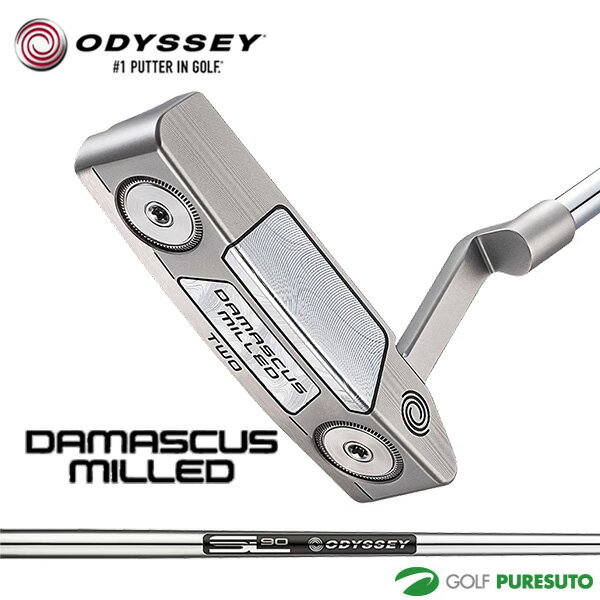 オデッセイ DAMASCUS MILLED TWO CH パター STROKE LAB 90 STEEL FOR DMC MLD スチールシャフト 2026年モデル ODYSSEY GOLF ダマスカス ミルド トゥー シーエイチ PUTTER ゴルフクラブ Callaway キャロウェイ 右利き メンズ
