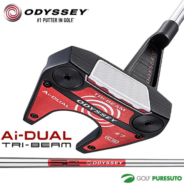 オデッセイ Ai-DUAL TRI-BEAM #7 CS パター STROKE LAB 90シャフト 2026年モデル ODYSSEY GOLF エーアイデュアル トライビーム セブン PUTTER ゴルフクラブ 右利き メンズ