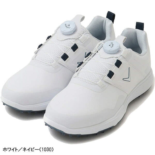 キャロウェイ ゴルフシューズ シェブネオン スパイクレスシューズ メンズ C25986120 2E相当 2025年春夏モデル Callaway 靴 CHEV NEON ダイヤル式 ダイヤルタイプ おしゃれ ブランド