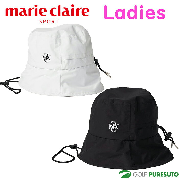 Rakuten - レディース マリ クレール レインハット 716-992 2026年モデル ゴルフウェア 春夏ウェア 帽子 雨具 marie claire おしゃれ ブランド