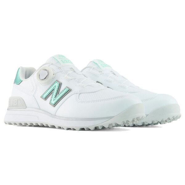 レディース ニューバランス ゴルフシューズ Golf 574 v4 SL BOA W574B8OF W574B 8OF スパイクレス 2E相当 ボア ダイヤル式 2026年モデル New Balance Golf 靴 スパイクレスシューズ 女性用 小さいサイズ 大きいサイズ おしゃれ ブランド