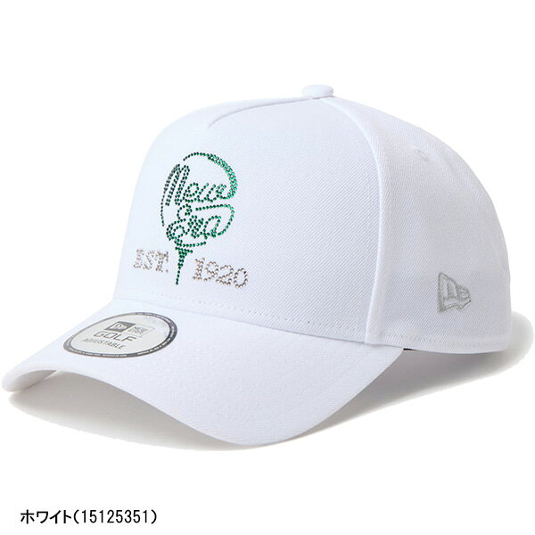 ニューエラ ゴルフキャップ 9FORTY A-Frame Rhinestone ラインストーン Teed Up ユ...