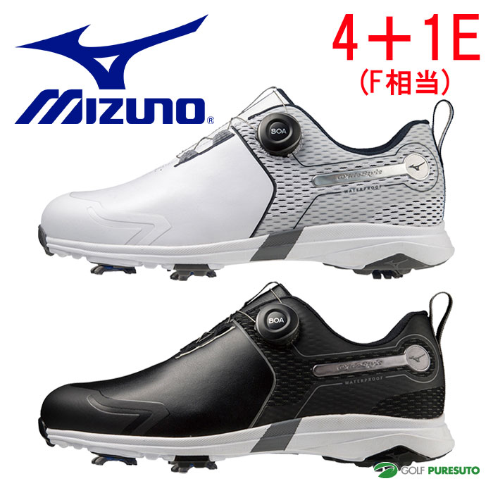 ミズノ ゴルフシューズ ワイドスタイル SL ボア メンズ 51GQ2240 4＋1E（F相当） スパイク シューズ golf ダイヤル式