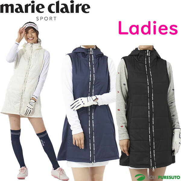 在庫処分 レディース マリ・クレール 異素材 チュニック 732-404 ゴルフウェア 女性 おしゃれ アウトレット